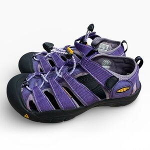 Keen Newport H2 Kids Purple Waterproof Hiking Sandals Size US 4 UK 3 Trail Shoes